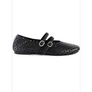 Seychelles Royal Black Leather Mary Jane Flats New!
